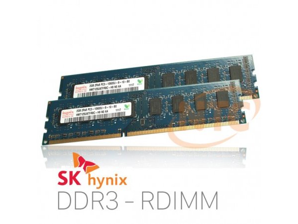 RAM Hynix 8GB DDR3-1600 2Rx8 ECC REG DIMM RoHS, HMT41GR7BFR8A-PB